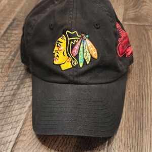Champion Black Cap with Red Embroidery